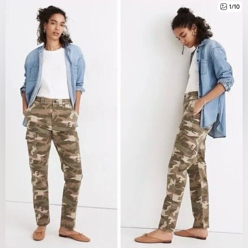 💥PRICE DROP💥 Classic Straight Cargo Pants in Camo
